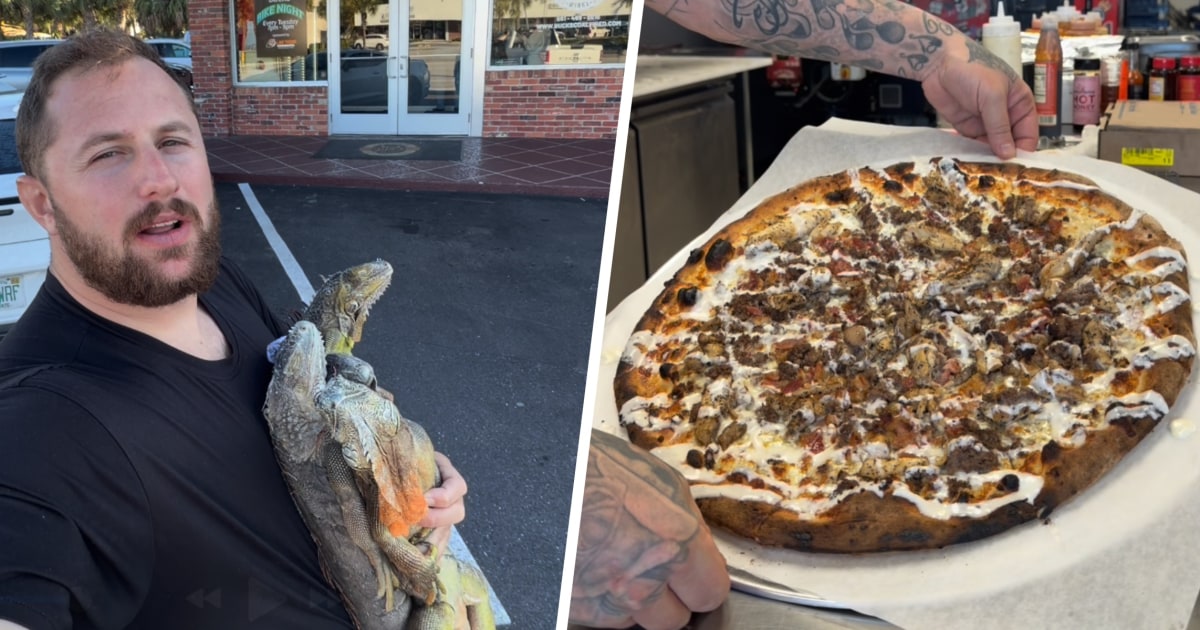 Florida Pizza Shop Selling Iguana Pizza Gets Reported to Health Department