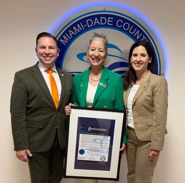 BOARD MEMBER DANNY ESPINO AND THE SCHOOL BOARD OF MIAMI-DADE COUNTY, FLORIDA, CELEBRATE 100 YEARS OF HIGH-QUALITY POST-SECONDARY EDUCATION AT THE UNIVERSITY OF MIAMI