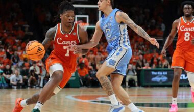 Caleb Wilson injured as UNC has win streak snapped in Miami