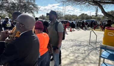 Hundreds of Haitian TPS holders line up in North Miami for driver's license help after judge's order