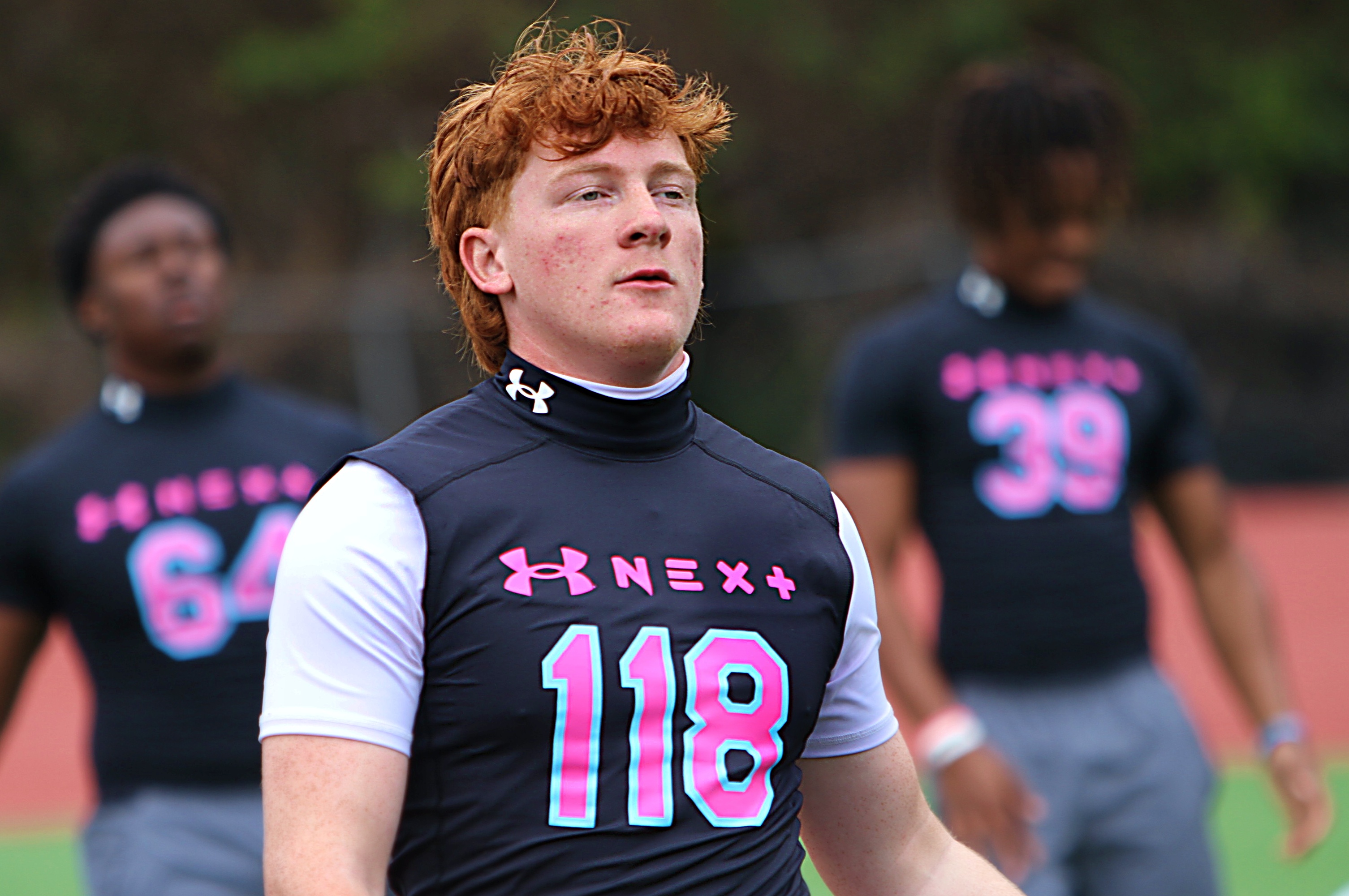 Lake Brantley 2028 quarterback Jackson Stecher at the Under Armour...