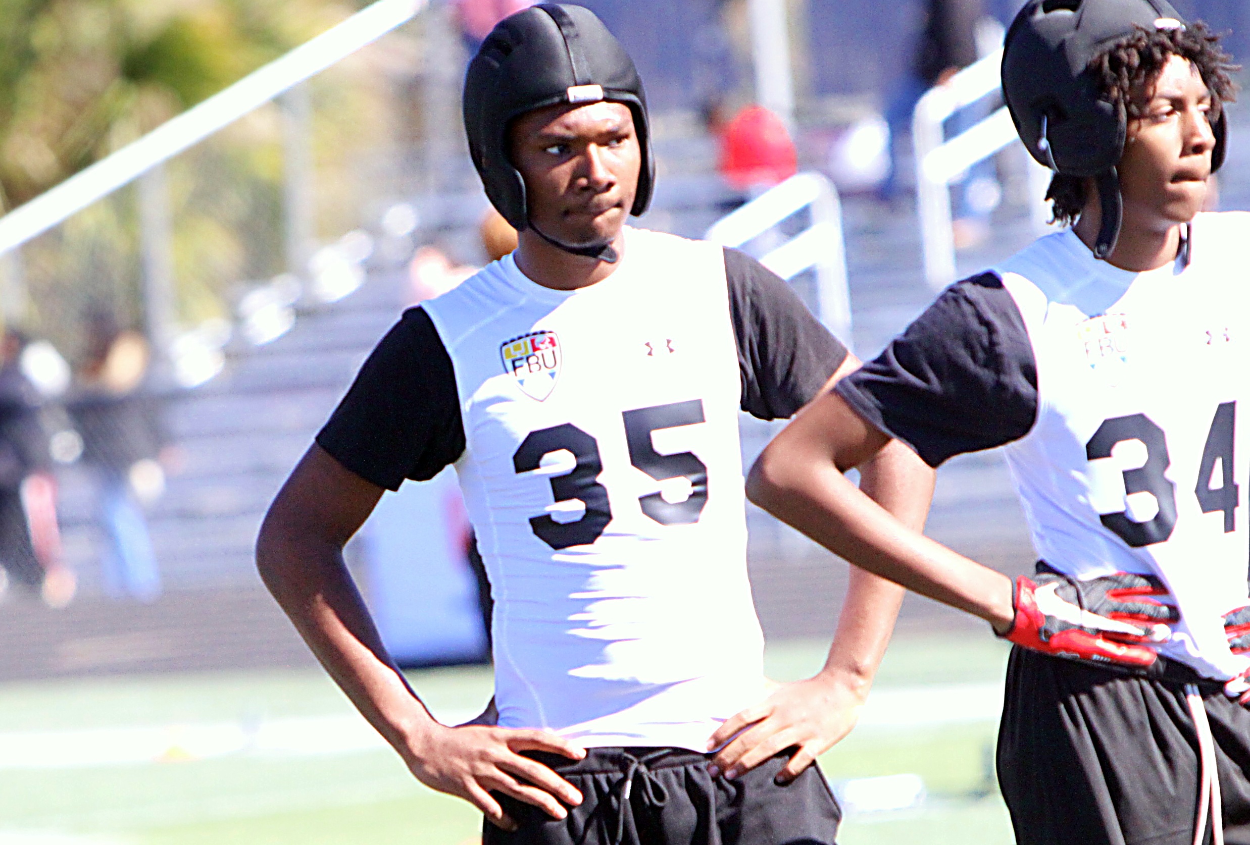 Chanze Hardy of Clermont East Ridge Middle School at the...