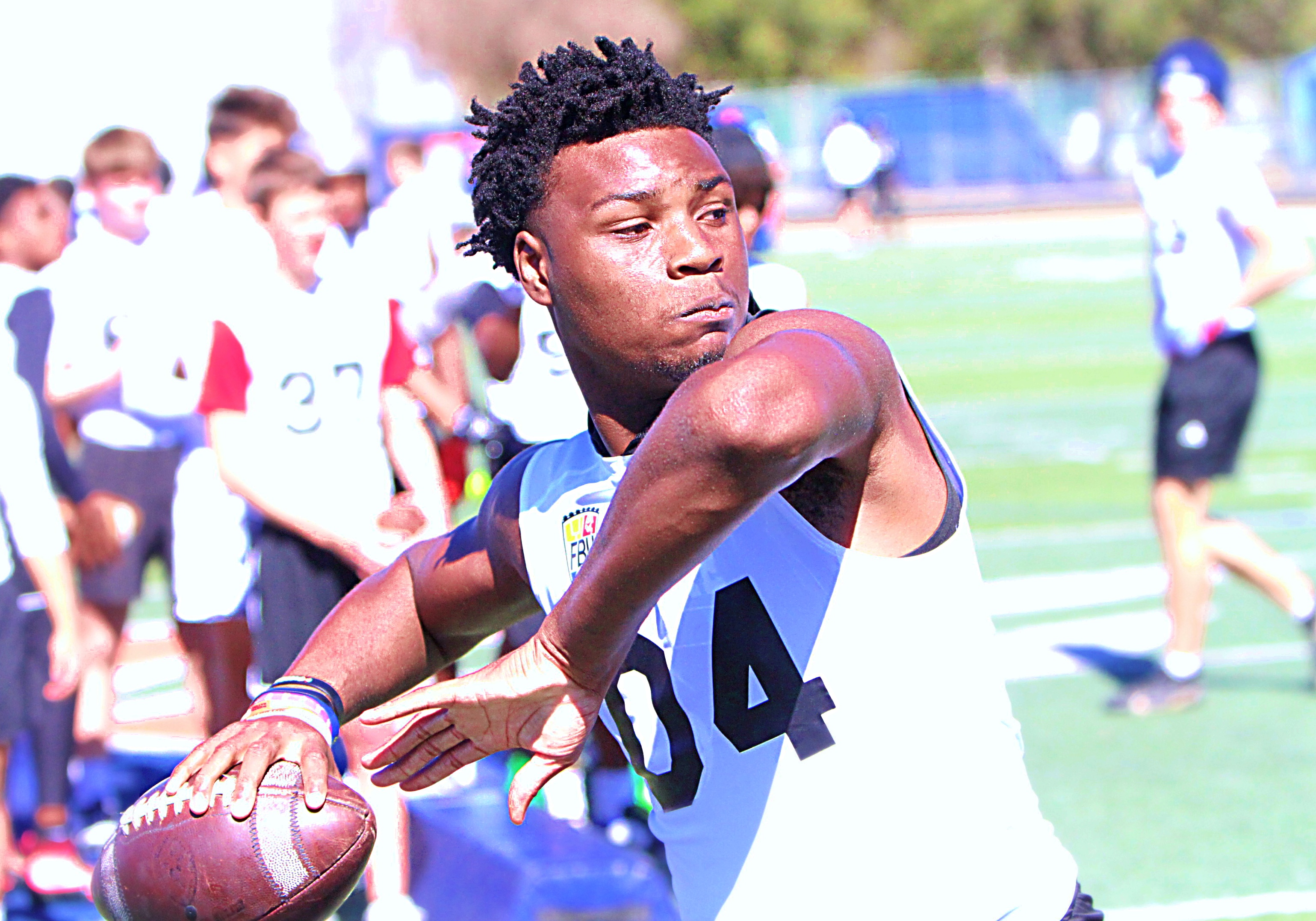 Jay Caldwell of Windermere High at the 2026 FBU Camp...