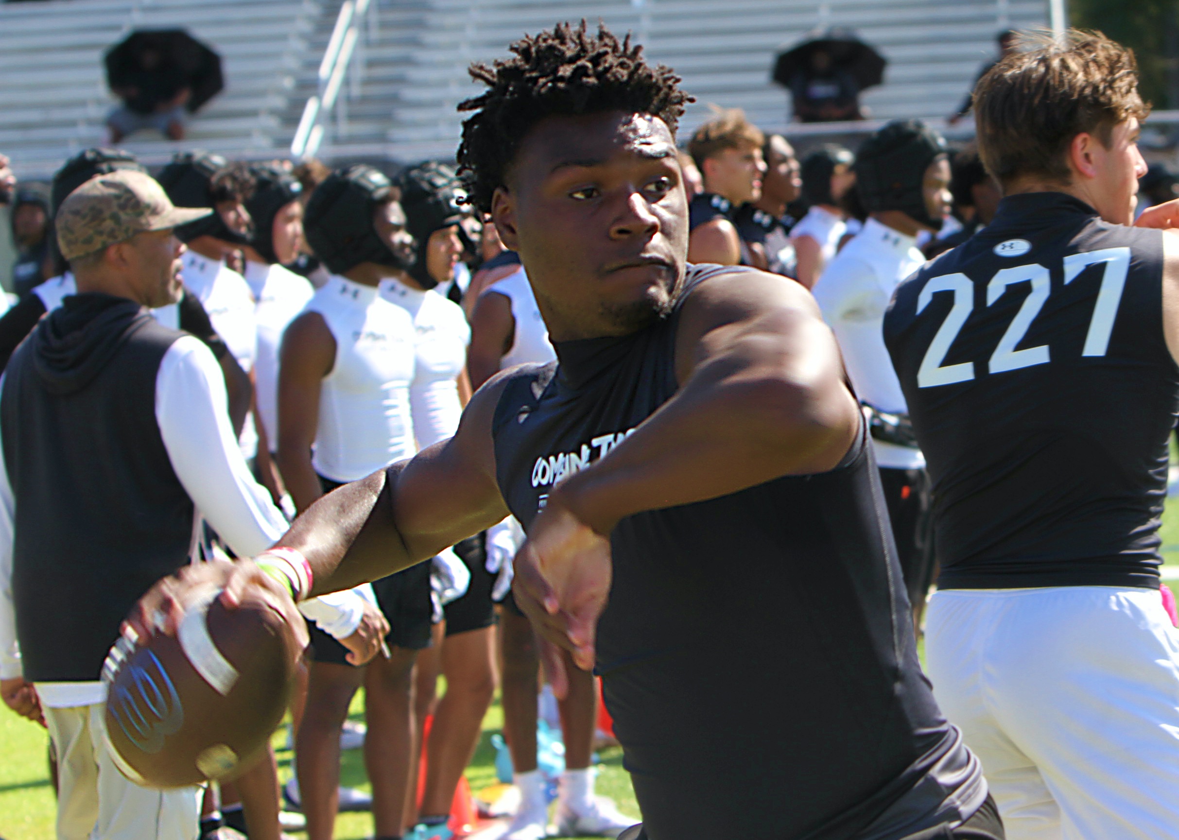 Windermere 2027 quarterback Jay Caldwell at the 2026 Orlando Under...