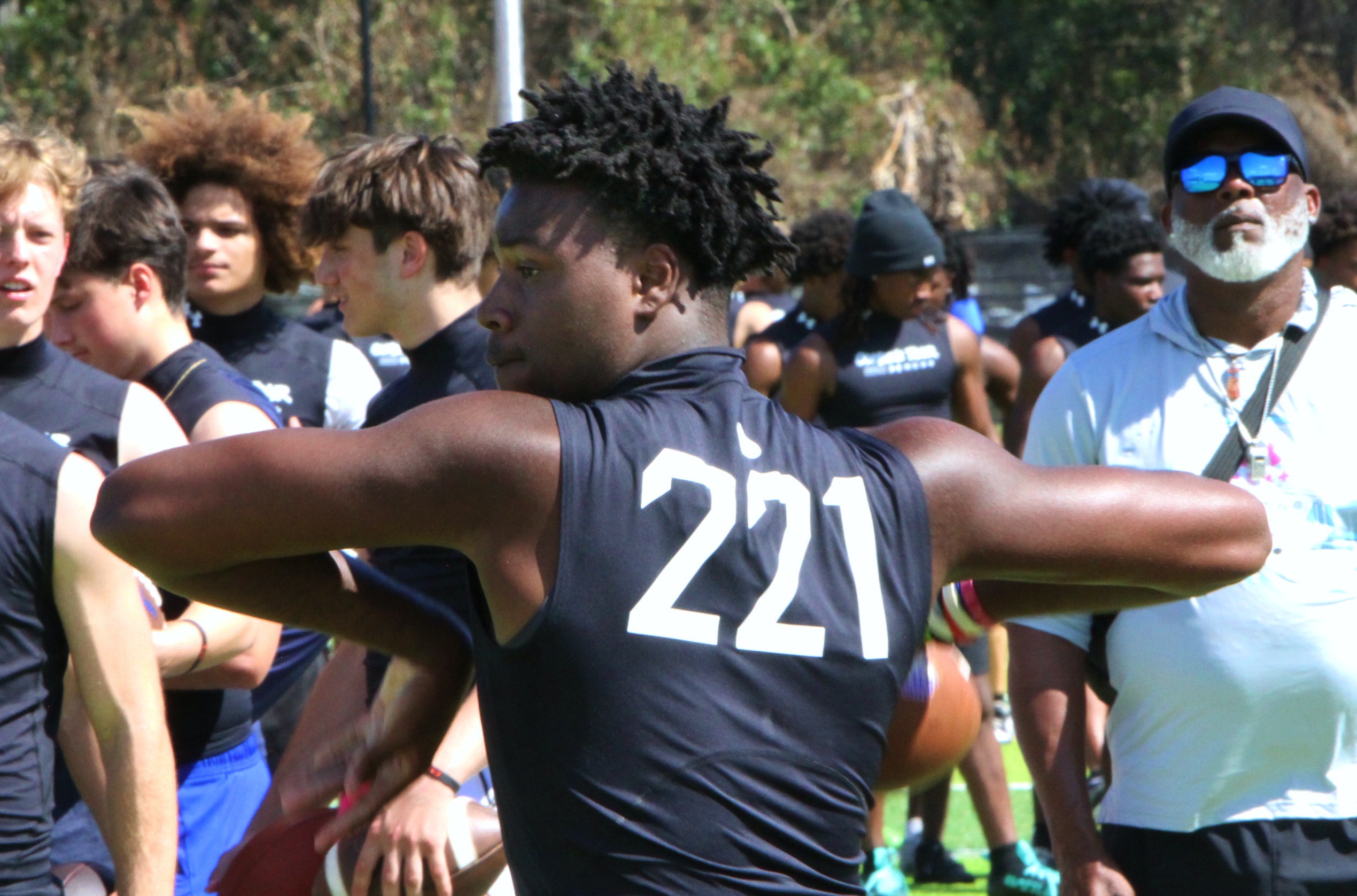 Windermere 2027 quarterback Jay Caldwell at the 2026 Orlando Under...