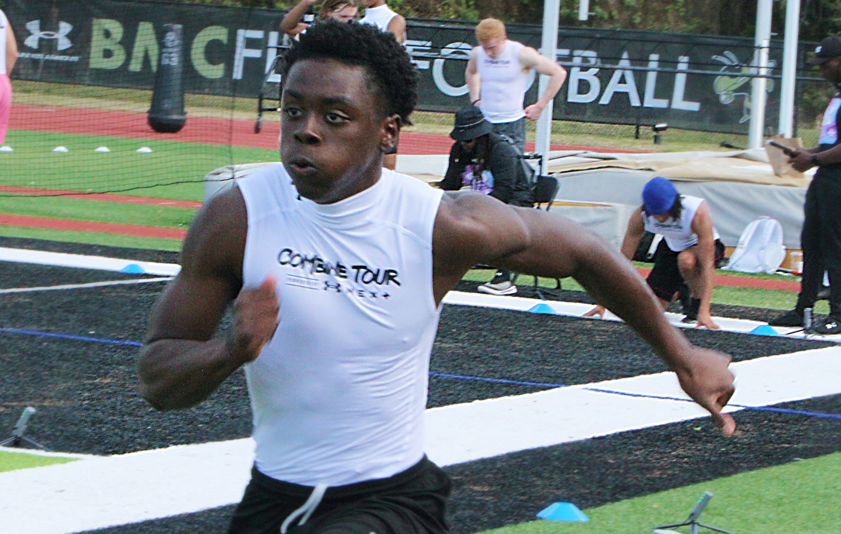 Windermere 2027 athlete Jaylen Davis at the 2026 Orlando Under...