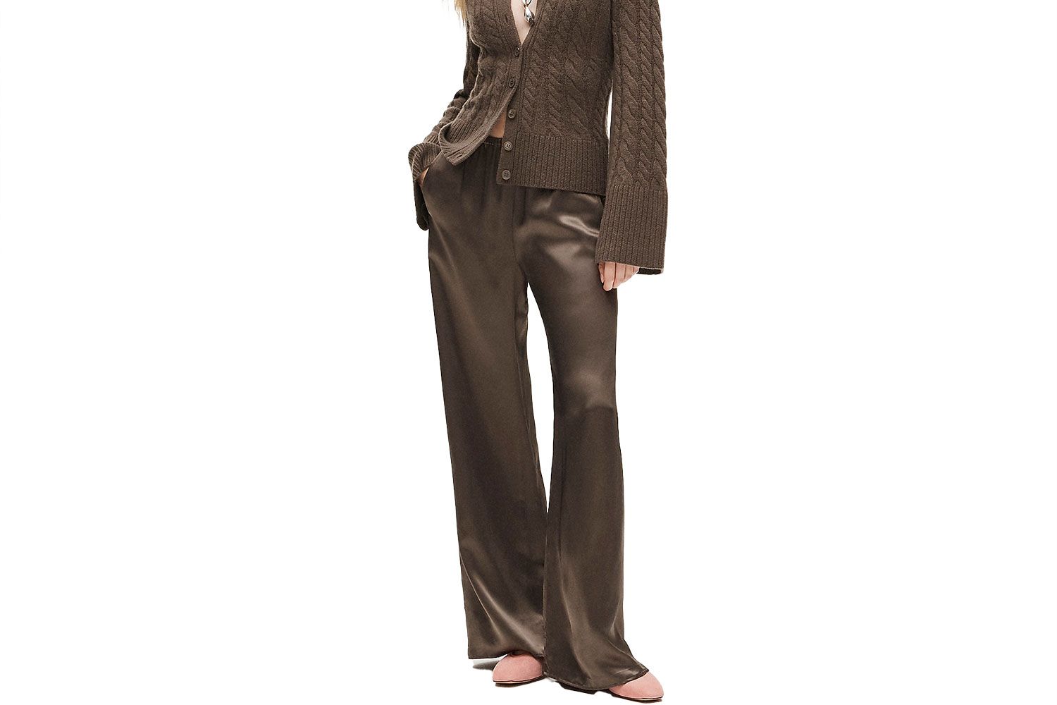 JCrew Cosmo pant in luster charmeuse