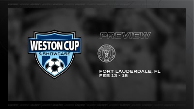 Inter Miami CF Academy Gears Up for 2026 Weston Cup Action