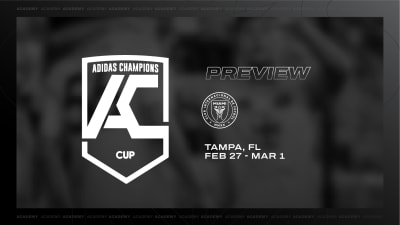 Inter Miami CF Academy Set to Feature at 2026 Adidas Champions Cup