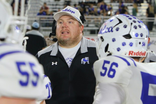 Mount Dora Christian coach Kolby Tackett said the FHSAA's new Independent Series structure is a good fit for his team. (Chris Hays/Orlando Sentinel)