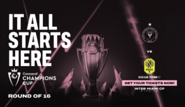 Concacaf Champions Cup Opponent Confirmed: Grab Your Tickets for Inter Miami CF’s Round of 16 Second Leg Against Nashville SC!