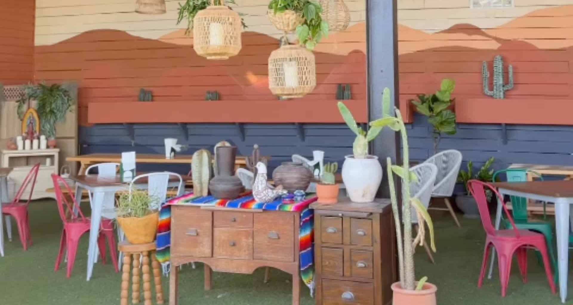 The interior of a restaurant
