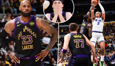 Los Angeles Lakers lose 110-109 to Orlando Magic