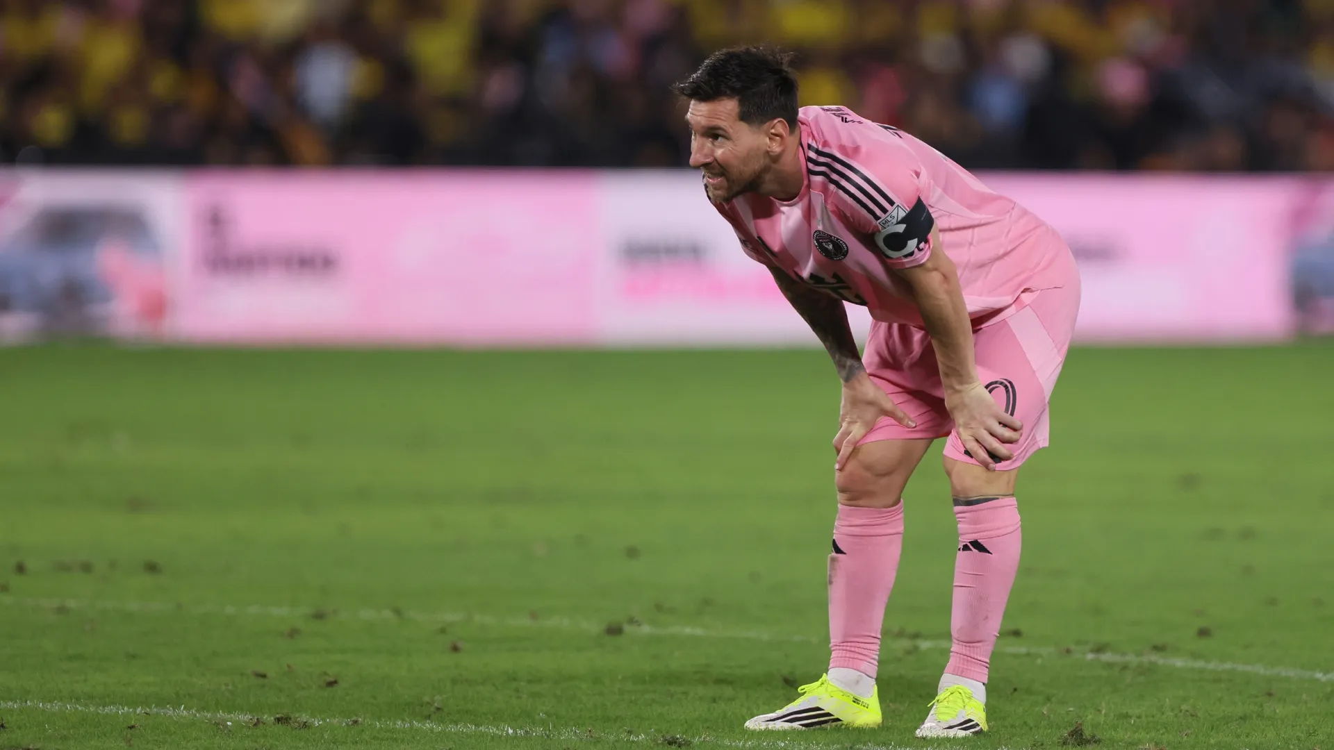 Lionel Messi of Inter Miami during the Barcelona SC game.