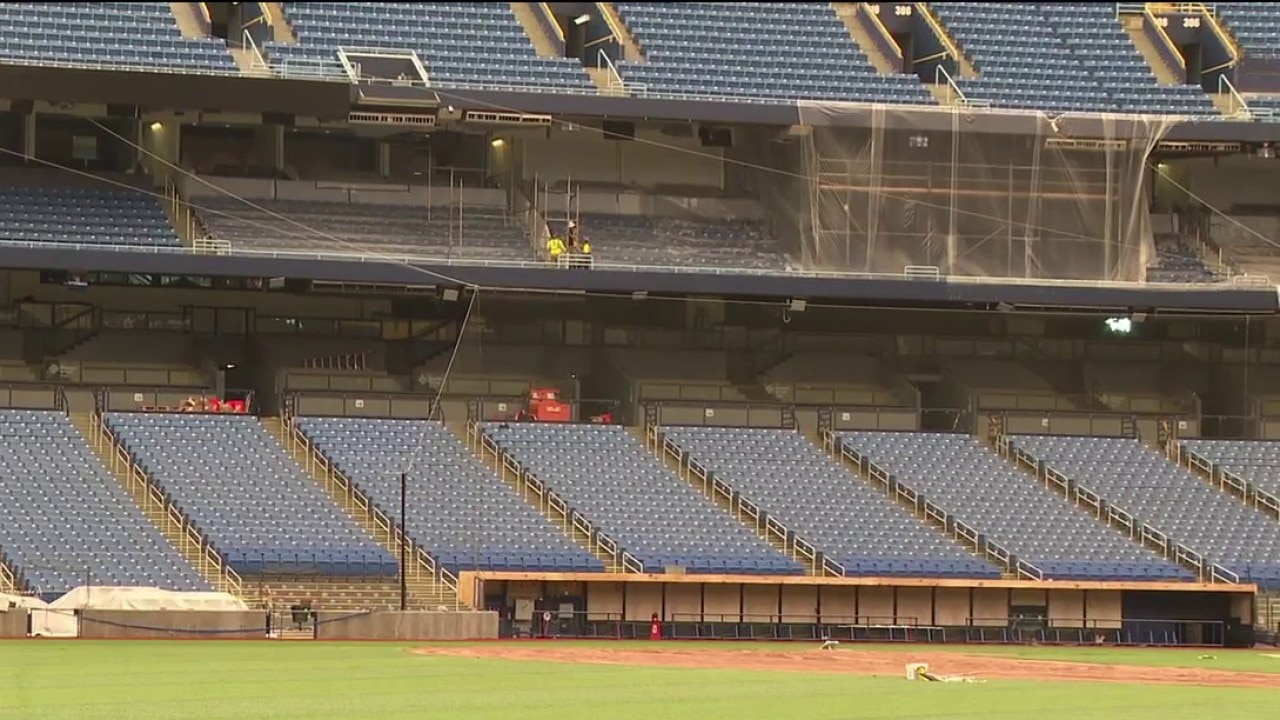 Preparing Tropicana Field for Opening Day