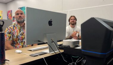 Logan Cappelli (right) in class at St. Pete College. (Spectrum News)