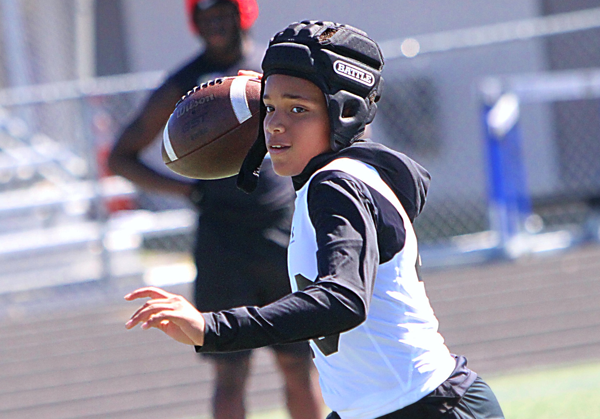 Lorenzo Thomas of Lake Howell High at the 2026 FBU...