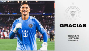Inter Miami CF and Óscar Ustari Agree to Mutually Terminate Contract