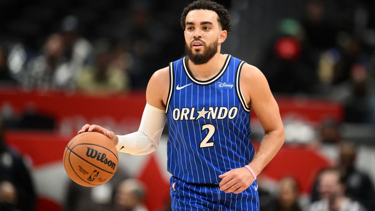 The Magic traded point guard Tyus Jones and two second-round draft picks to the Hornets on Wednesday after he played in 48 games for Orlando. (AP Photo/Nick Wass)