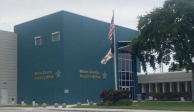 Suspect reacts after reportedly attacking a woman at a Martin County Beach