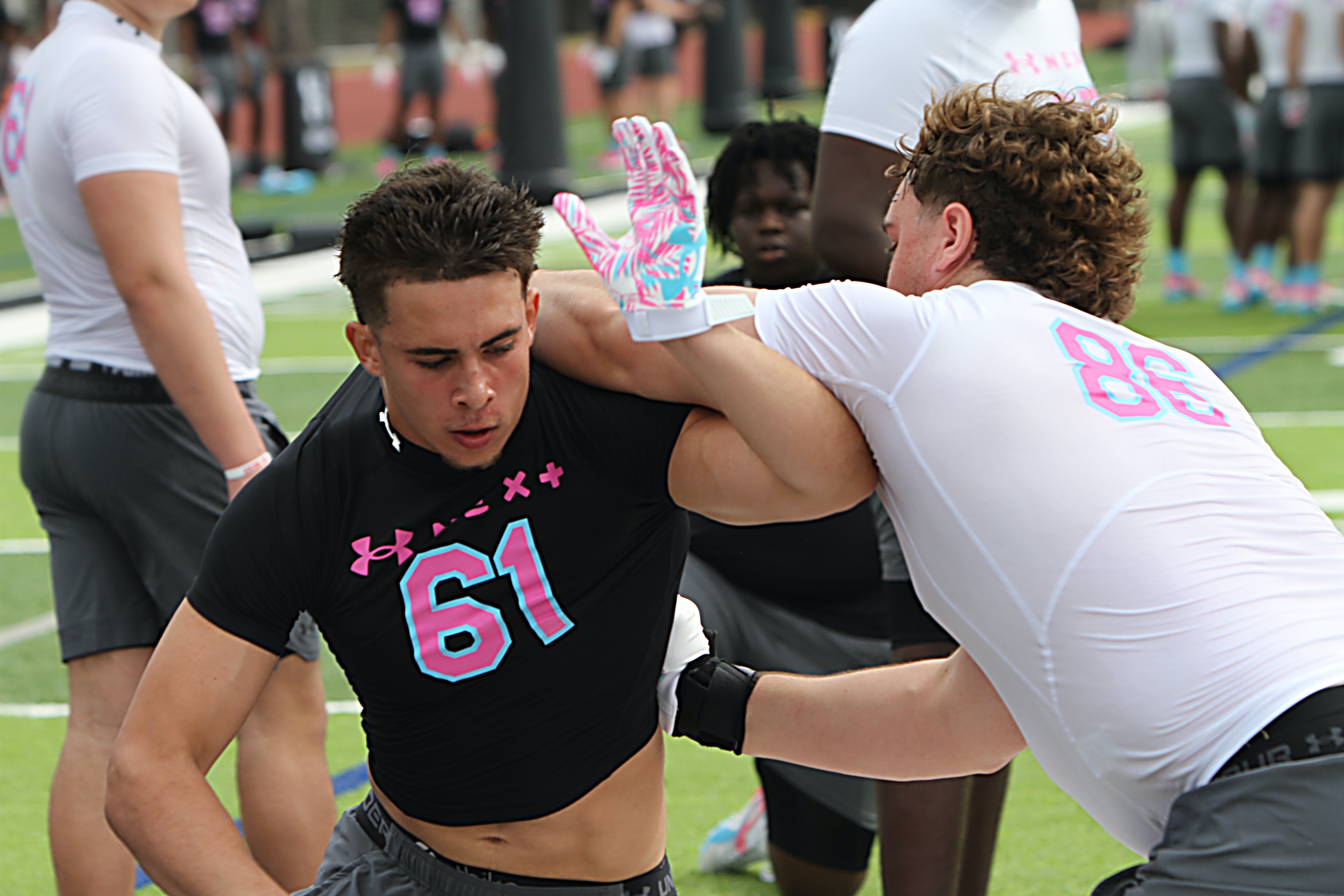 West Orange defensive end Mattheus Kaminski Cordeiro at the Under...
