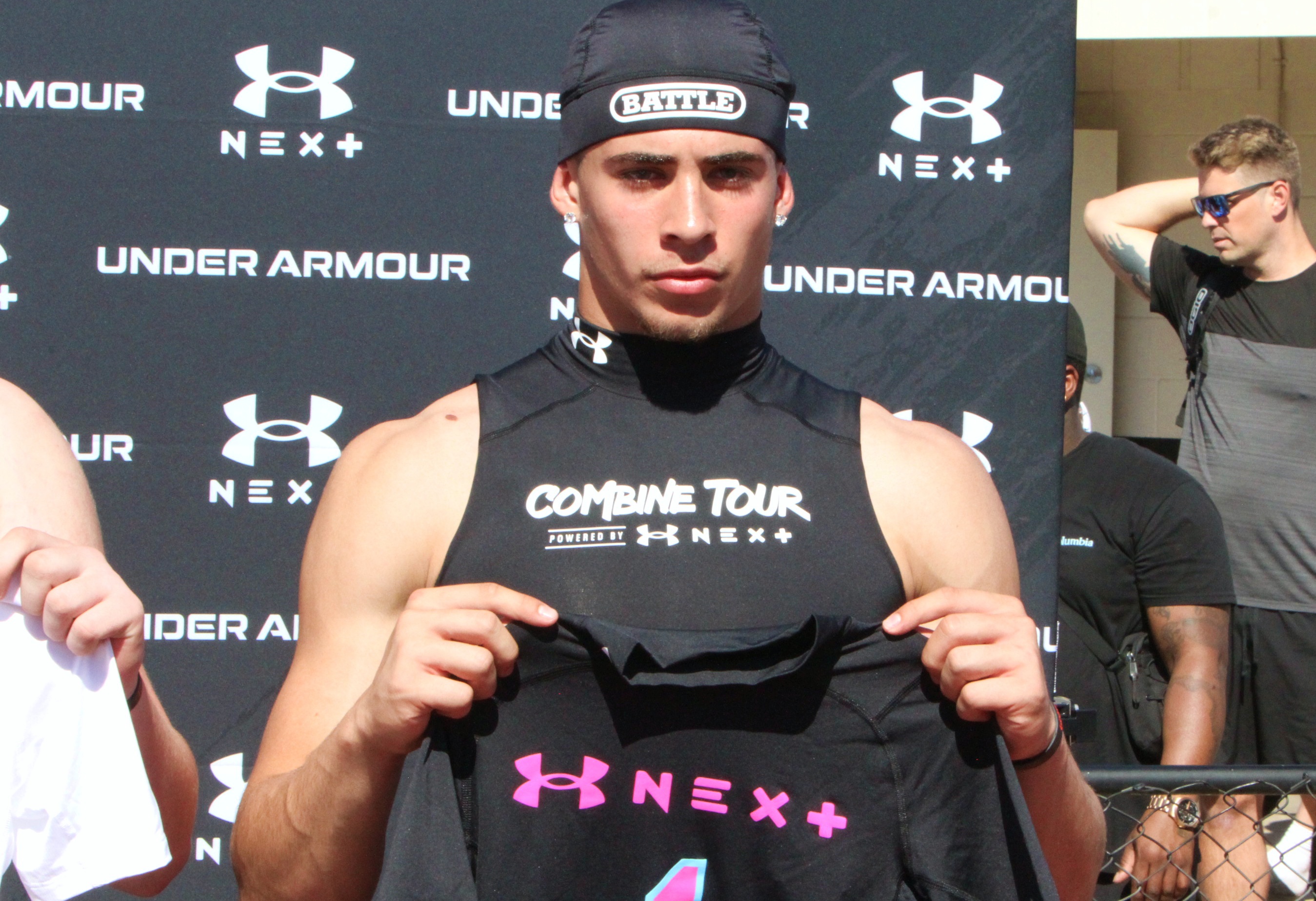 Defensive line co-MVP Mattheus Kaminski Cordeiro, 2027, of West Orange...