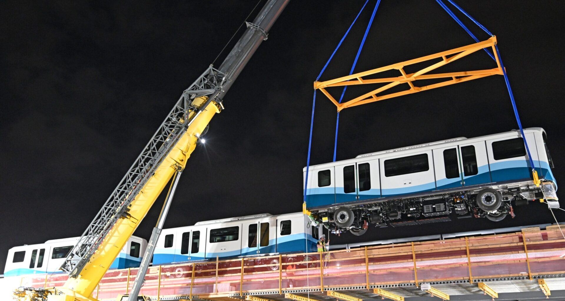 The Orlando International Airport has unveiled the new Gate Link trams.