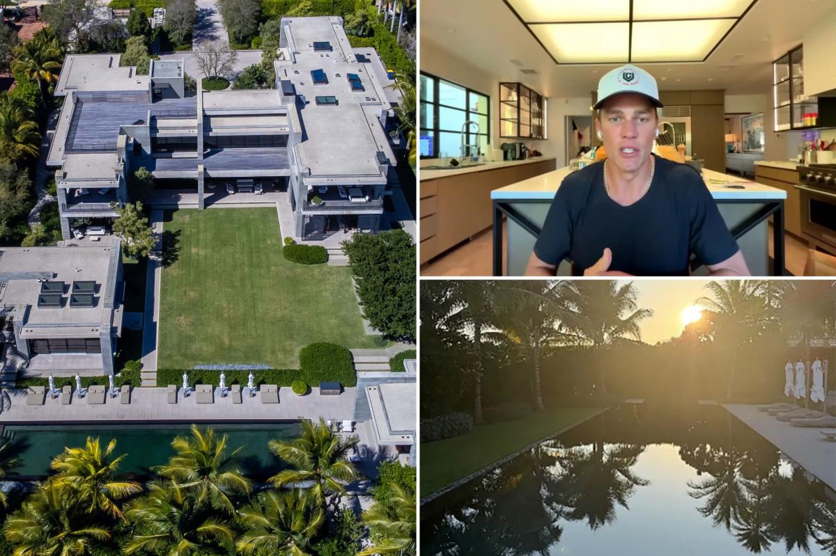 Tom Brady's $150M mansion in Miami is complete