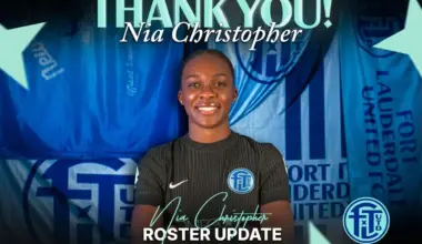 Fort Lauderdale United Notebook: Original Nia Christopher Departs; Stella Nyamekye to Return