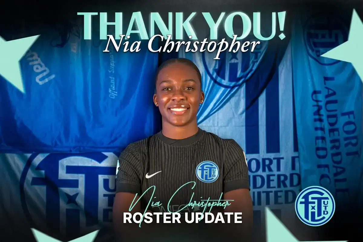 Fort Lauderdale United Notebook: Original Nia Christopher Departs; Stella Nyamekye to Return