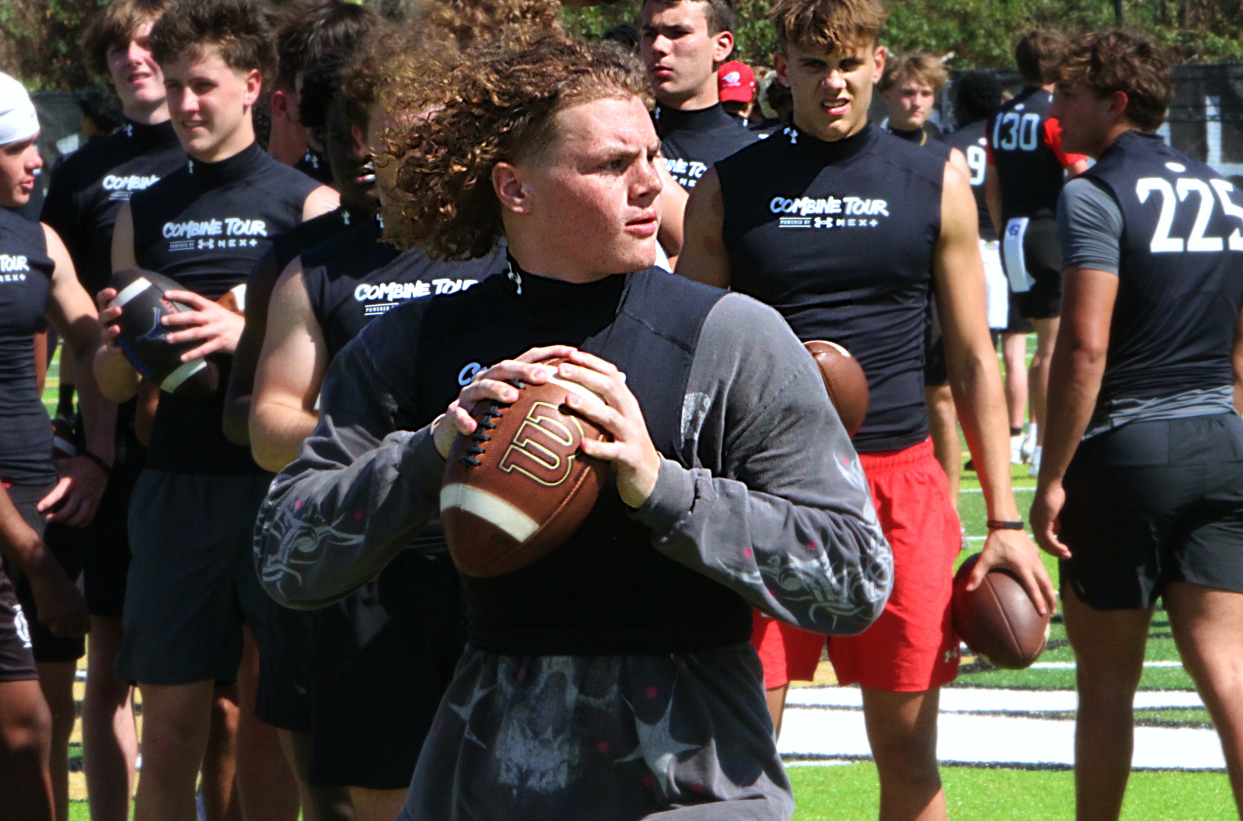 Olympia 2027 quarterback Noble Davis at the 2026 Orlando Under...