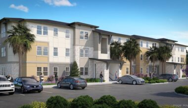 A rendering of Normandy Cove, a community on the Westside.