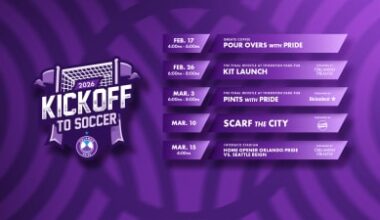 Orlando Pride announces 2026 Kickoff to Soccer events ahead of March 15 Home Opener