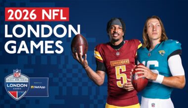 Jacksonville Jaguars, Washington Commanders to play in 2026 NFL London games