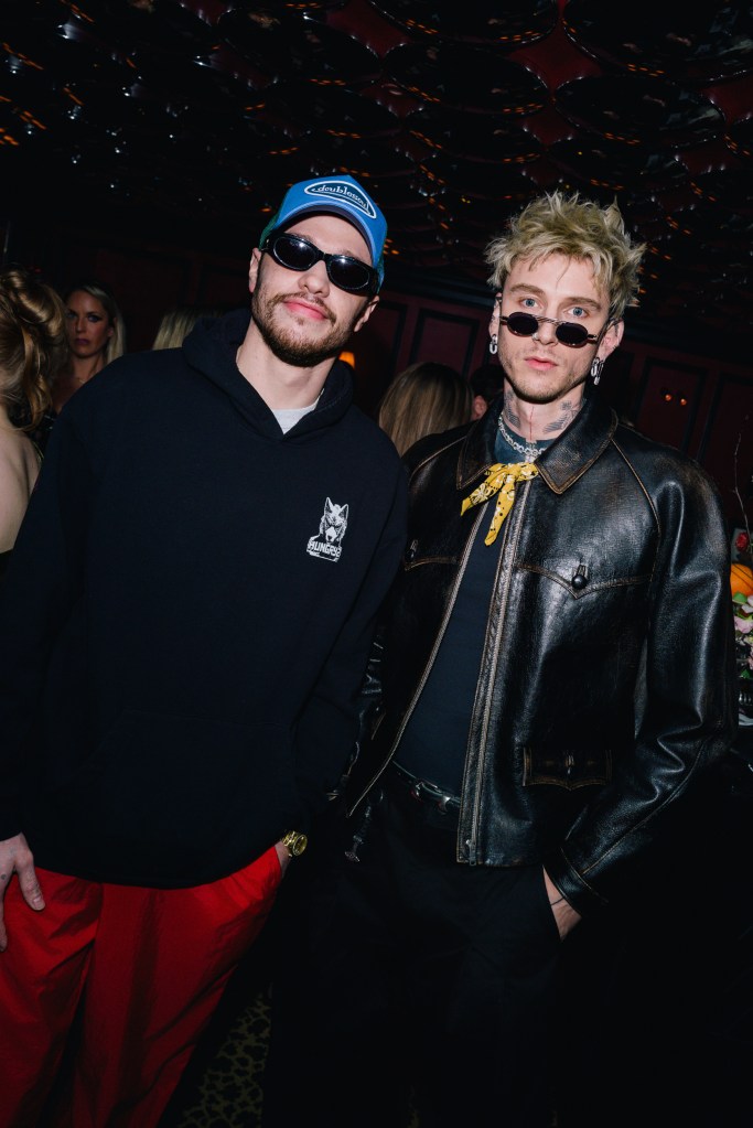 Besties Pete Davidson and mgk attend the Netflix afterparty for the BAFTA Film Awards 2026 at The Twenty Two in London.