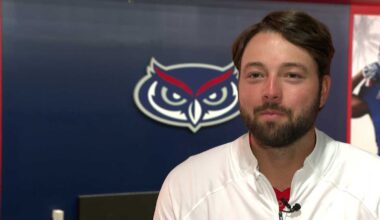LA Angels first baseman Nolan Schanuel returns to Florida Atlantic grateful for journey to big leagues