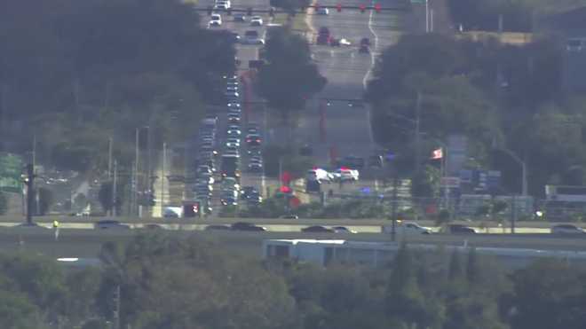 massive police response outside orange county jail