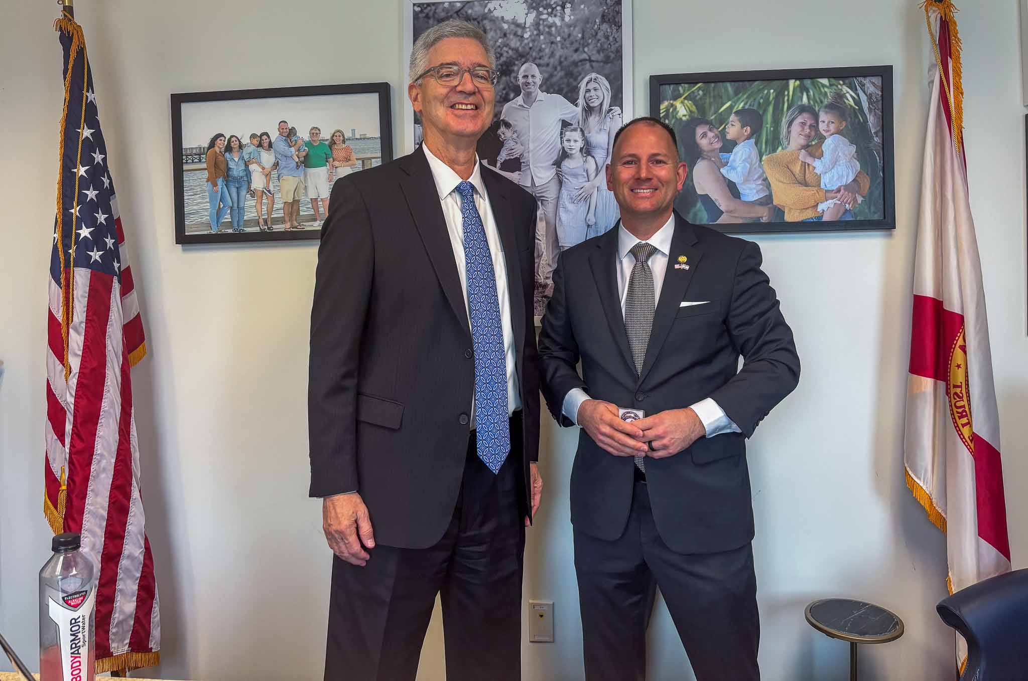 Embry-Riddle President P. Barry Butler With Representative Chase Tramont