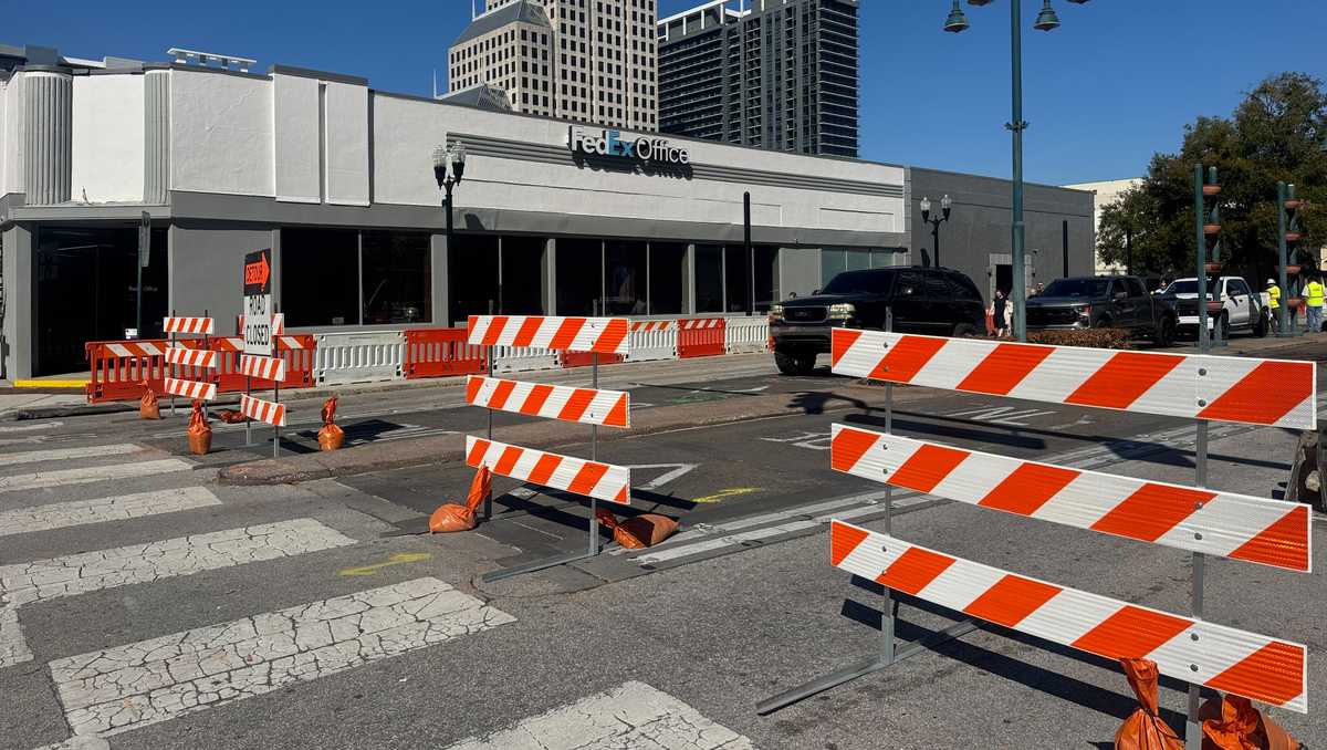 Magnolia Ave closes for two-way conversion