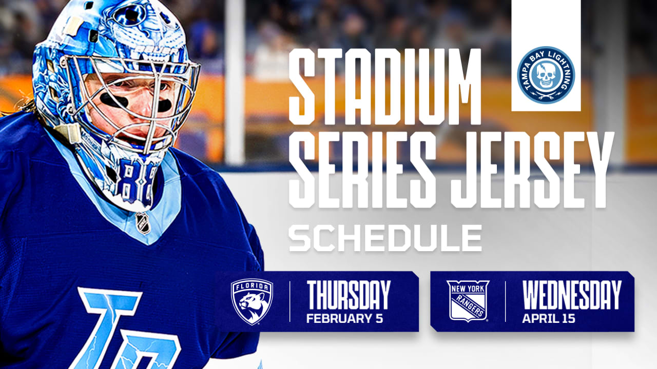 Lightning to wear Stadium Series jerseys for two more games in 2026