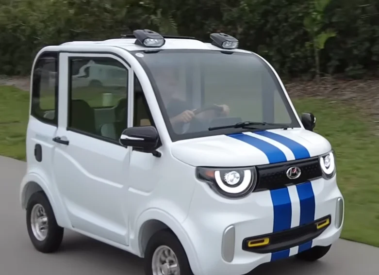Miami man gets randomly sent a massive crate from China with a micro car inside and is left in disbelief when he unboxes it