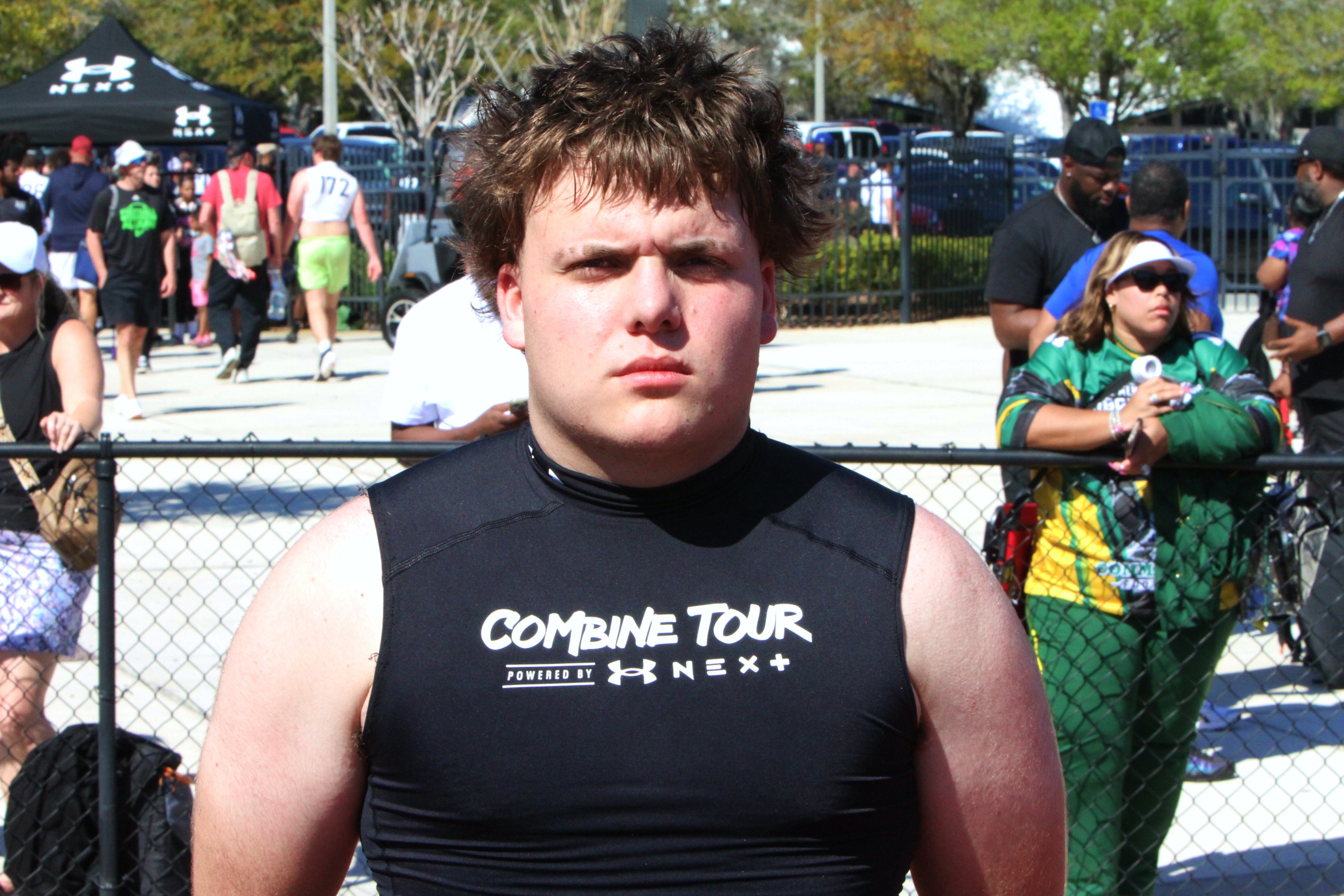 Gateway 2029 linebacker Rocco Demando at the 2026 Orlando Under...