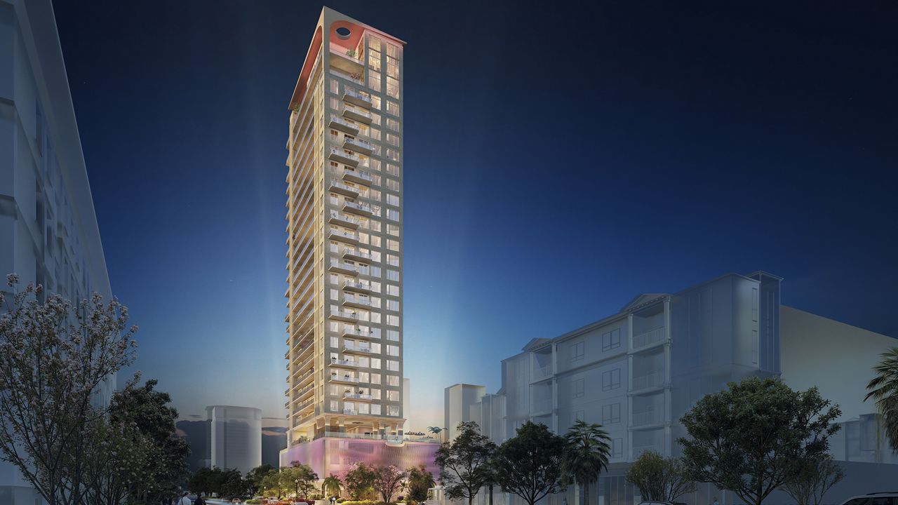 Artist rendering of the Roche Bobois St. Pete Tower (Courtesy: Valor Real Estate Development)