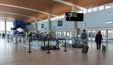 Tampa International Airport, Florida USA Passengers wait