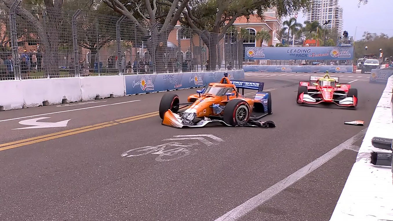 McLaughlin fastest, Dixon in ‘frustrating’ St Pete crash