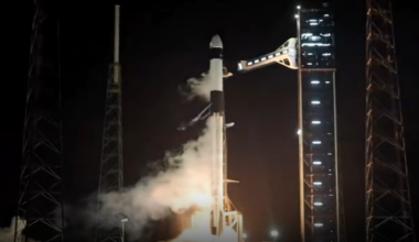 Crew-12 rocket launches from Florida to ISS