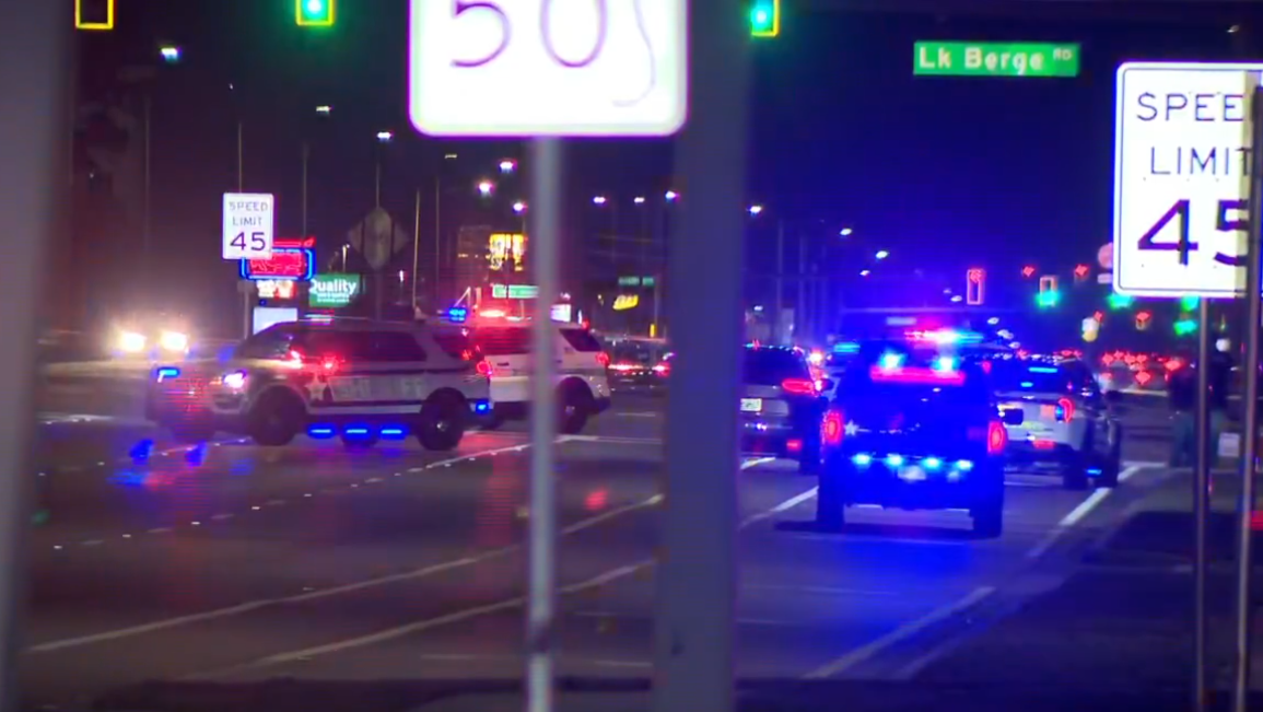 Large law enforcement presence in Orlando