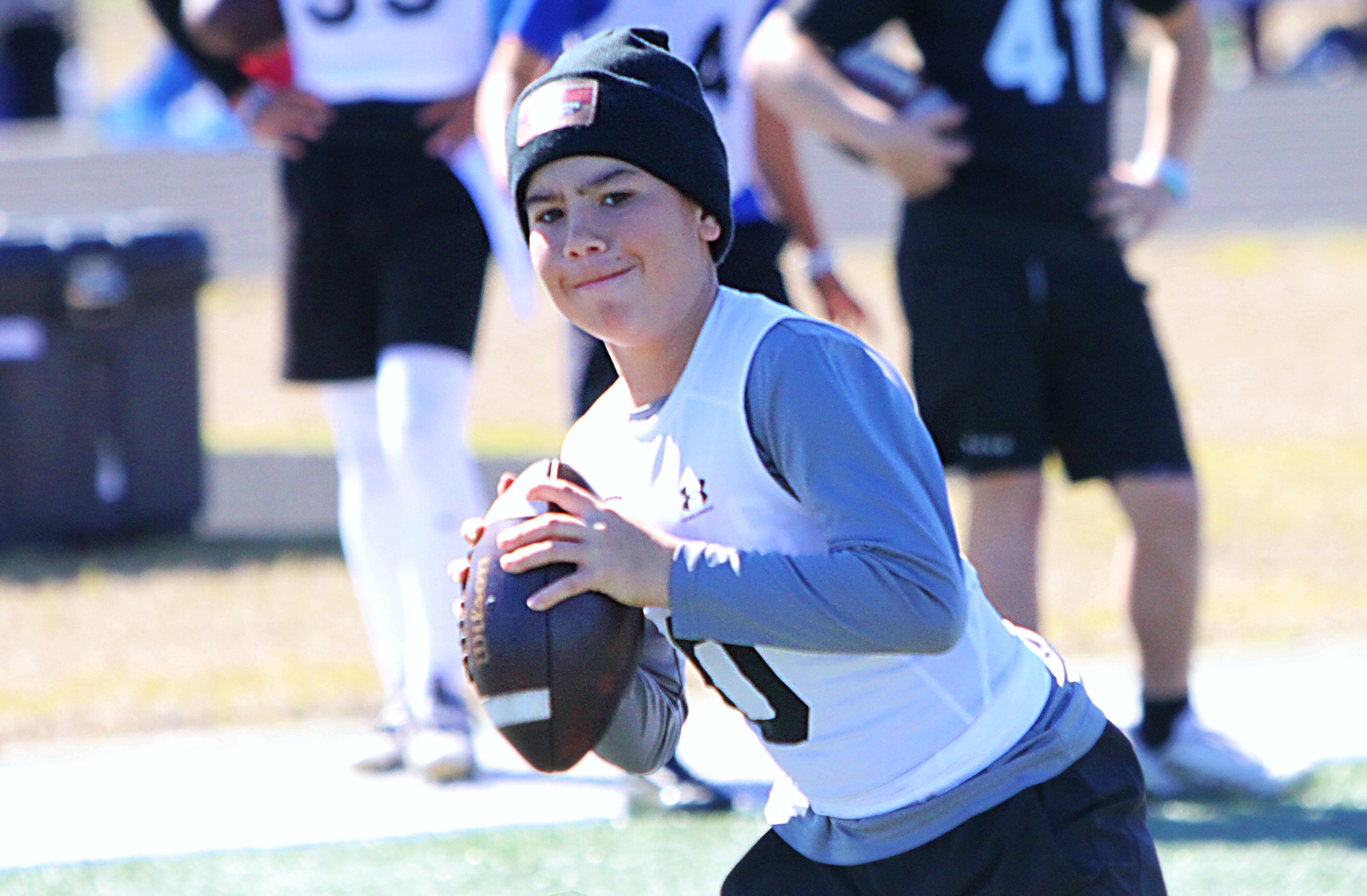 Rising seventh-grader Sean Keeney of The First Academy at the...