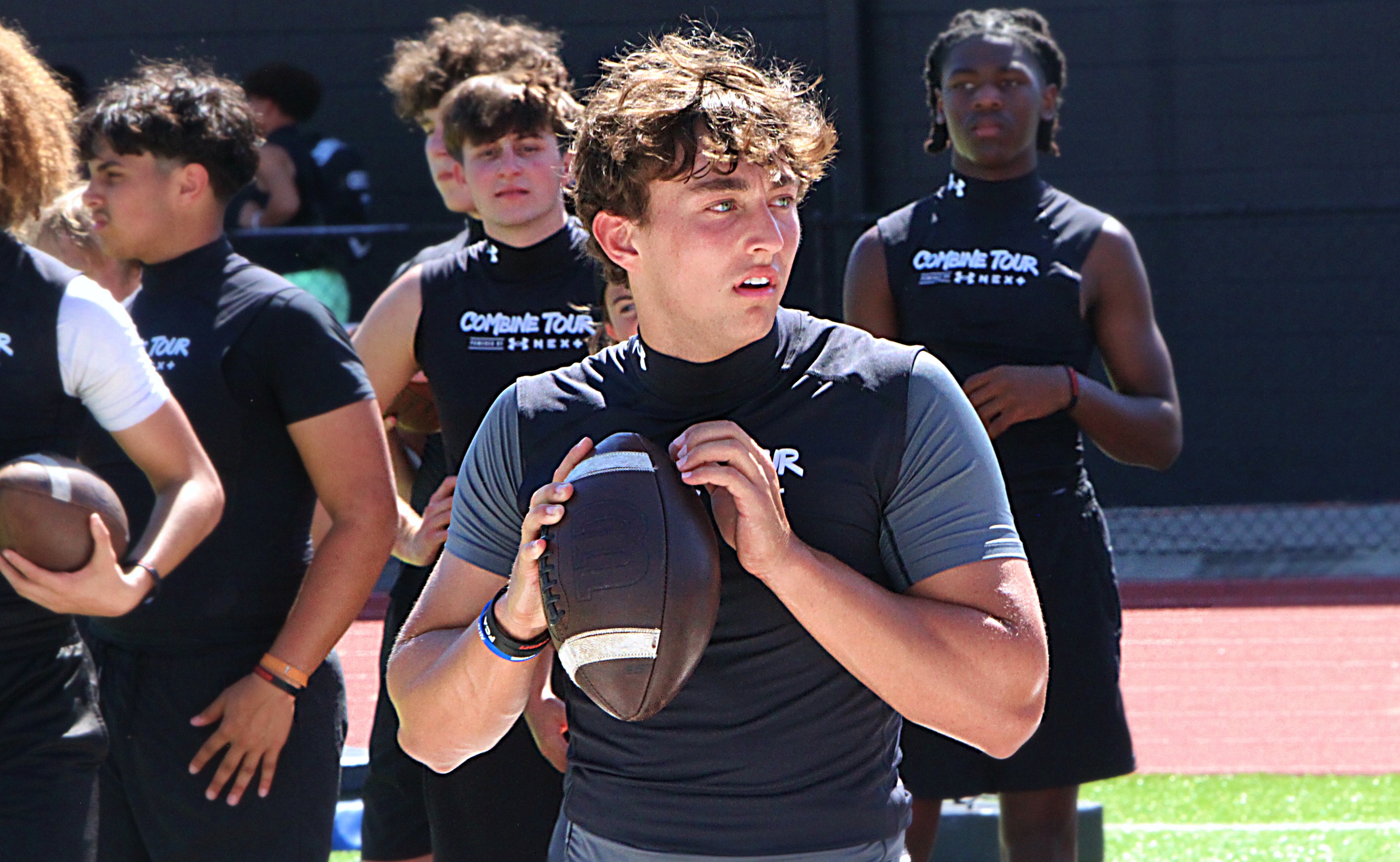 Oviedo 2027 quarterback Sebastian Galeano at the 2026 Orlando Under...