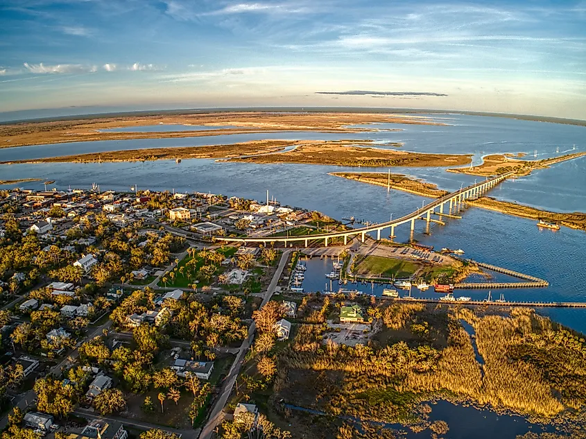 Apalachicola, a small coastal community on the Gulf of Mexico in Florida's Panhandle.